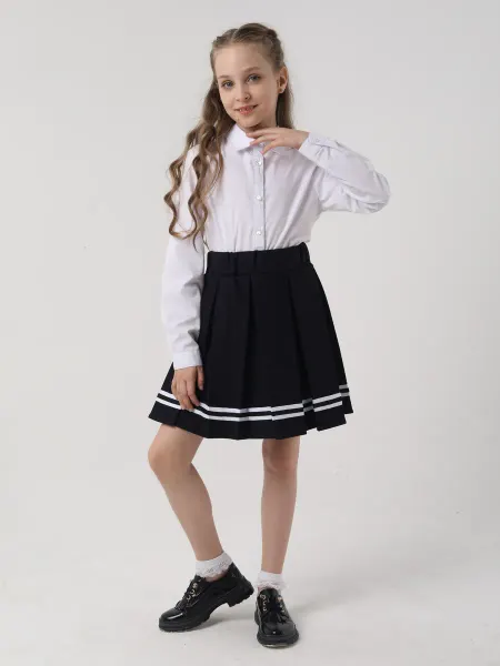 BlackNina Одежды Юбка в складку школьная