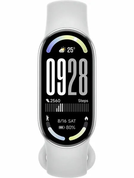 Фитнес-браслет Xiaomi Smart Band 10 (Global Version), Silver , 1,72"