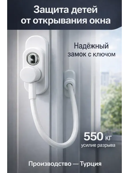 Блокиратор с тросиком детский Защелка