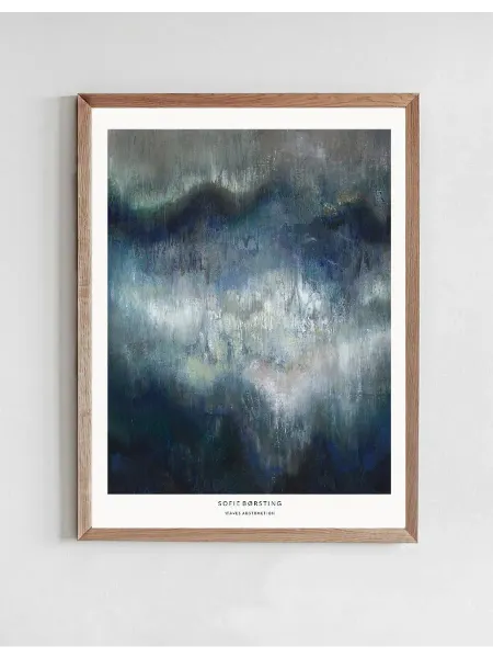 Onllyart Постер Волны Абстракция 50x70