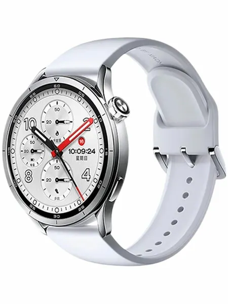 Часы Xiaomi Watch S5, 46mm, серебристые, AMOLED-экран, нержавеющая сталь 316L
