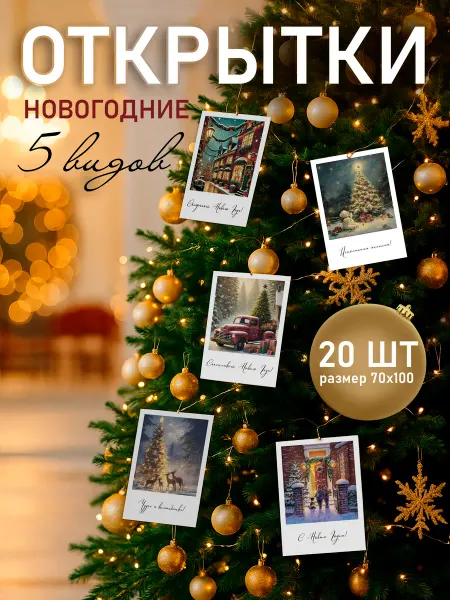 Lovelybook Новогодние мини открытки