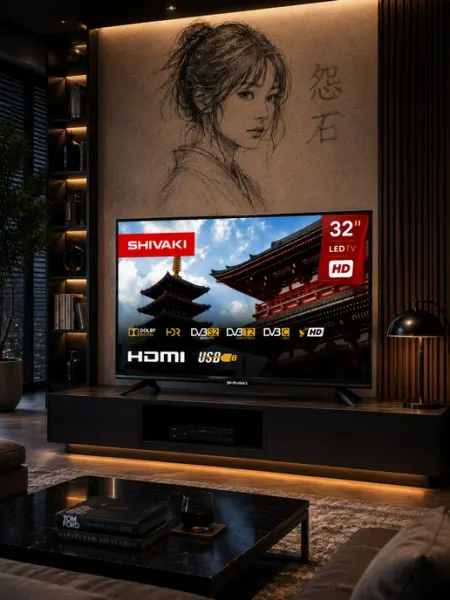 SHIVAKI Телевизор S32KH5000 HD 32", 60 Гц