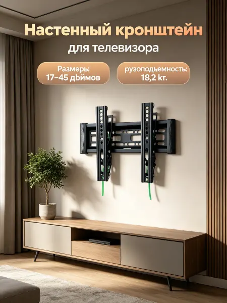 Nice Device Кронштейн для телевизора 17-45" настенный прочный