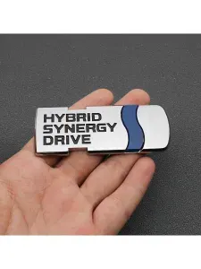 Шильдик / надпись / Эмблема гибрид / HYBRID SYNERGY DRIVE 85*32 мм