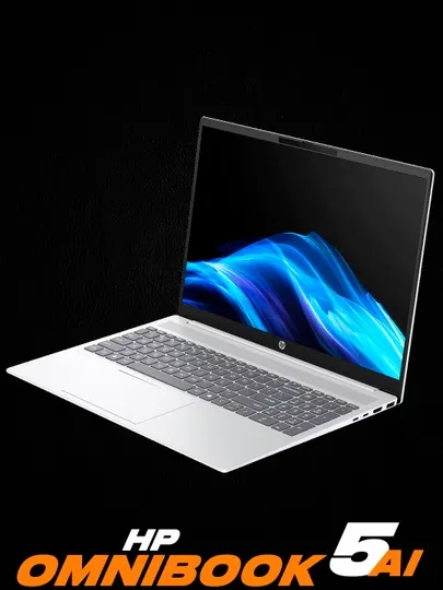 HP OmniBook 5/16 дюйма WUXGA IPS / AMD Ryzen AI 7 350 / 16ГБ LPDDR5X / SSD 512ГБ / Win 11