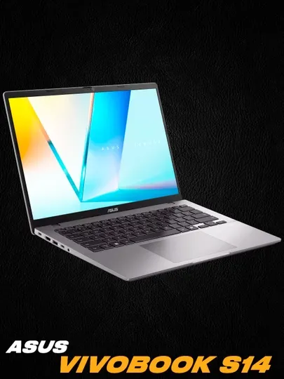 ASUS Vivobook S14 OLED / 14" WUXGA OLED / Ryzen R5-220 / 16 ГБ LPDDR5x / 512 ГБ SSD Gen4