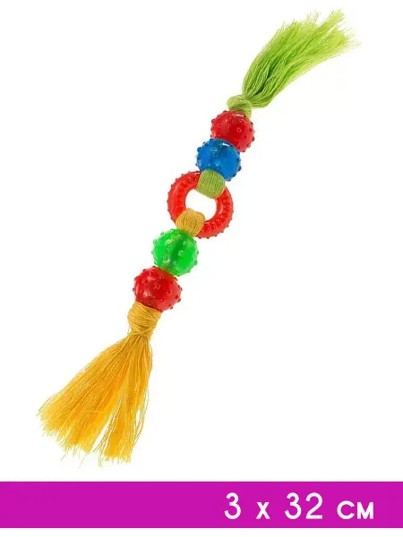 Ferplast Игрушка для собак Мячи с веревкой 32 см