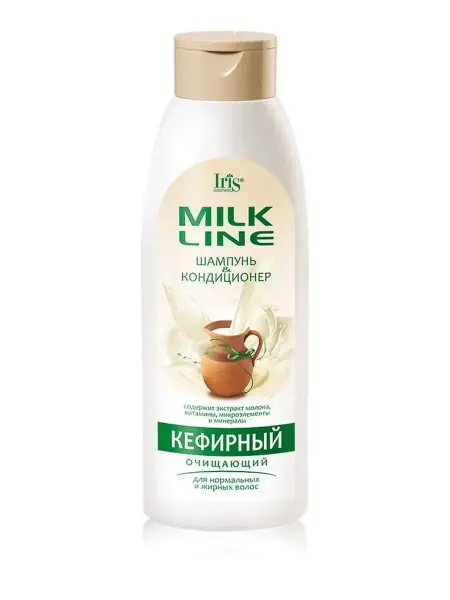 IRIS COSMETIC Шампунь-кондиционер «Кефирный» 1000мл
