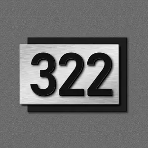 Цифры на дверь, табличка с номером 322