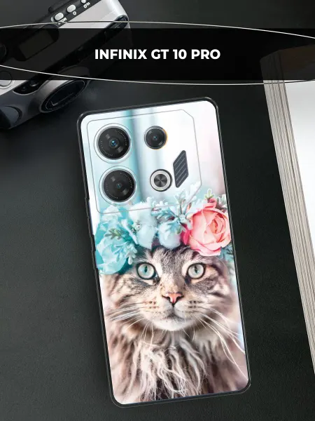 Infinix Чехол на GT 10 Pro кот