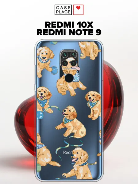 Xiaomi Чехол на Redmi 10X Redmi Note 9 с собакой