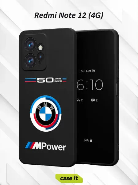 Case it Чехол на Redmi Note 12 4G с принтом Motorsport BMW