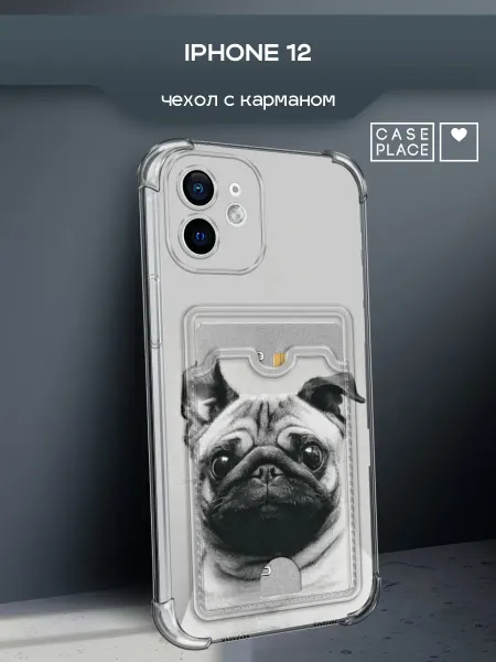 Case Place Чехол на iPhone 12 с собакой