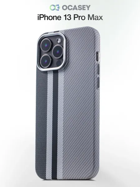 О'кейси Чехол на iPhone 13 Pro Max карбоновый