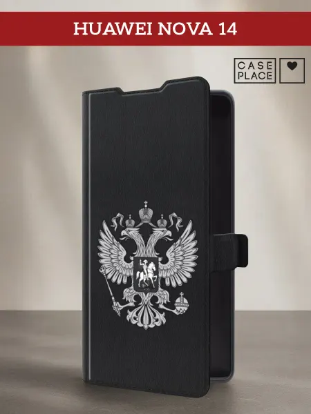 Case Place Чехол-книжка на Huawei Nova 14 с гербом