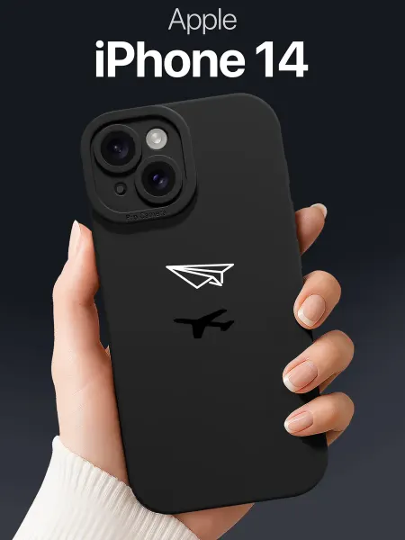 SCDesign Чехол на iPhone 14 с бумажным самолетом