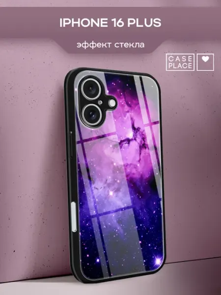 Case Place Чехол на iPhone 16 Plus космос