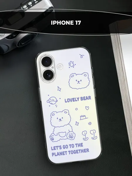 Avocase Чехол на iPhone 17 с медведем