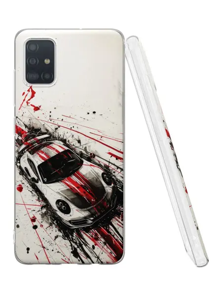 QuestCase Чехол на Samsung A51 4G с принтом Porsche
