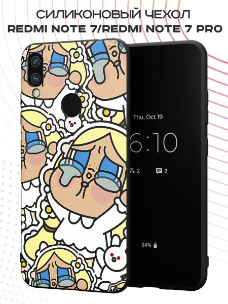 FACTORIA Чехол на Xiaomi Redmi Note 7 с принтом Девочка Анииме