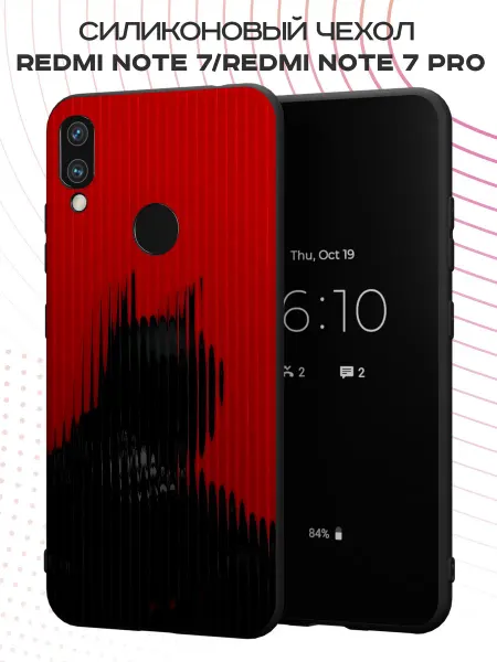 FACTORIA Чехол на Xiaomi Redmi Note 7 с принтом Бэтмен