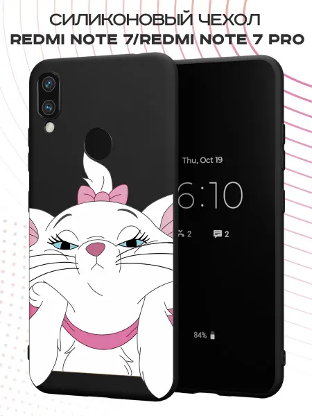 FACTORIA Чехол на Xiaomi Redmi Note 7 с принтом Кошечка Мари