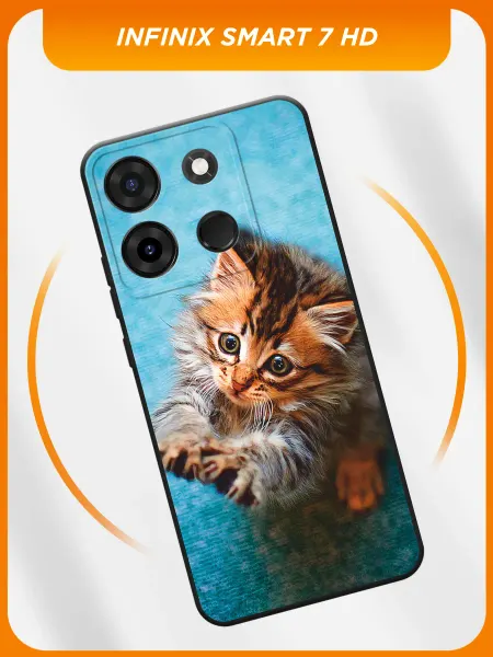 Infinix Чехол на Smart 7 HD кот