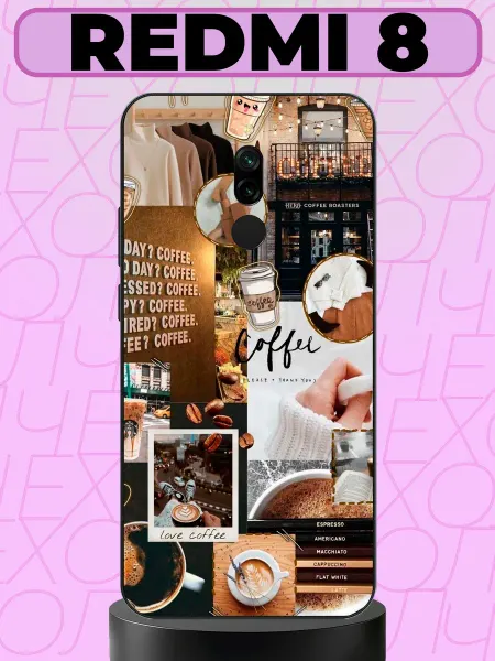 Aiiir Чехол на Redmi 8 кофе
