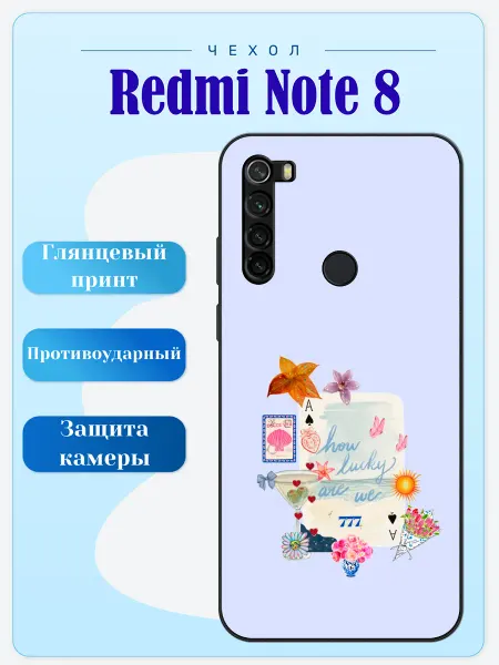 Lidercase Чехол на Redmi Note 8 игровая карта
