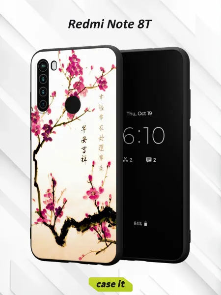 Case it Чехол на Redmi Note 8Tс принтом китайская живопись