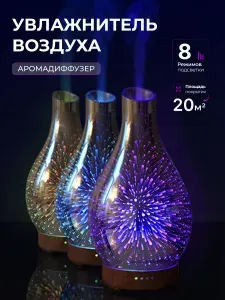 Увлажнитель воздуха для дома настольный аромадиффузор