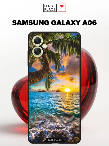 Samsung Матовый чехол на A06 море
