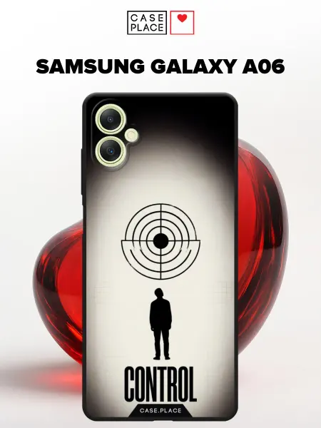 Samsung Матовый чехол на A06 с надписью