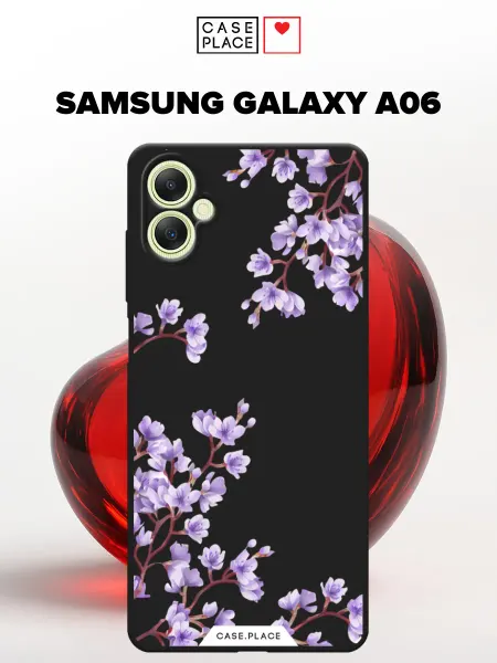 Samsung Матовый чехол на A06 сакура