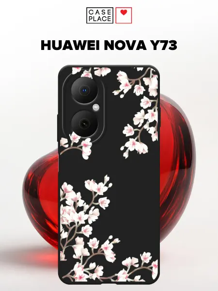 Huawei Матовый чехол на Nova Y73 сакура