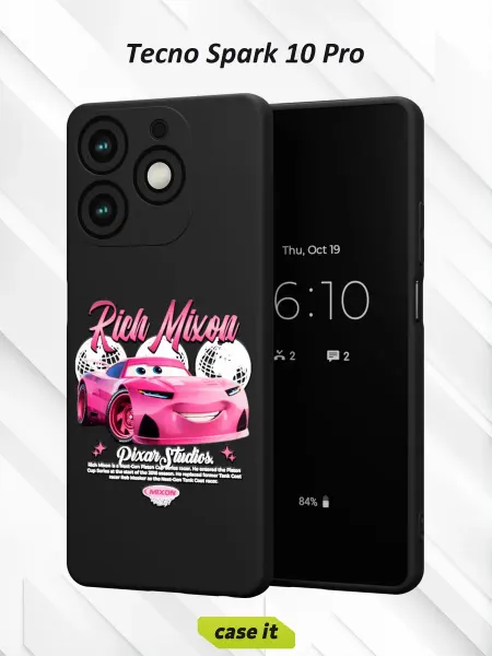 Case it Чехол на Tecno Spark 10 Proс принтом Rich mixon