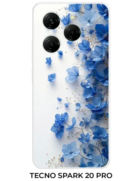NOOTO Чехол на TECNO SPARK 20 PRO голубо