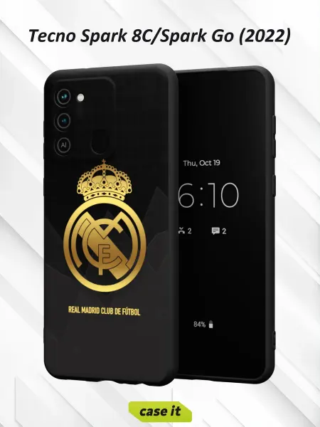 Case it Чехол на Tecno Spark 8C GO 2022 с принтом The Real logo