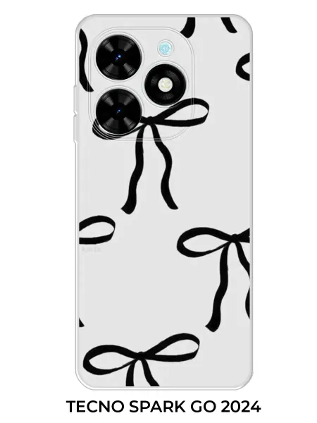 NOOTO Чехол на TECNO Spark Go 2024 бантиками