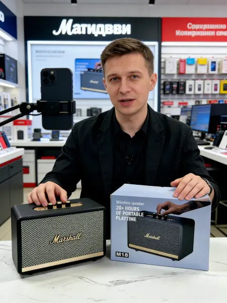 MARSHALL Портативная колонка emberton 3, черный