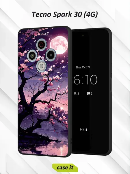 Case it Чехол на Tecno Spark 30 4Gс принтом китайская слива