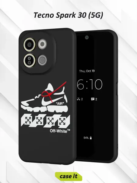 Case it Чехол на Tecno Spark 30 5Gс принтом Nike