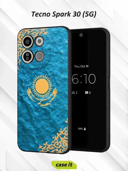 Case it Чехол на Tecno Spark 30 5Gс принтом государственный флаг