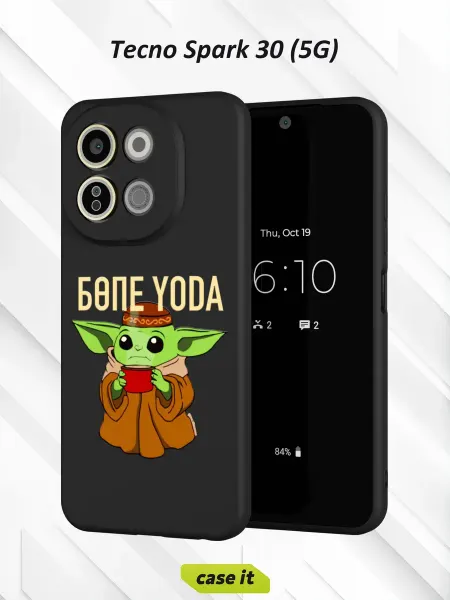 Case it Чехол на Tecno Spark 30 5Gс принтом Грогу