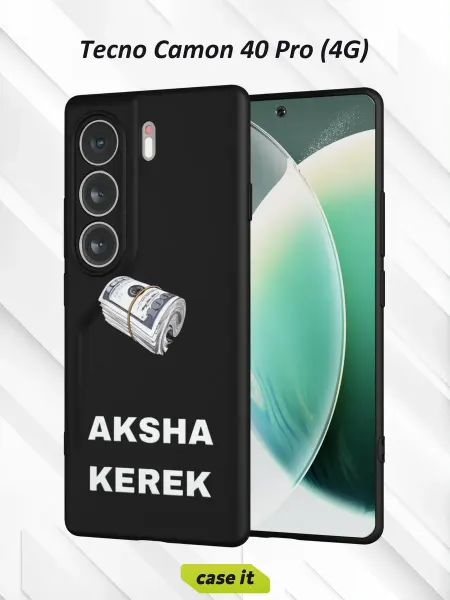 Case it Чехол на Tecno Camon 40 Pro 4Gс принтом Девушка
