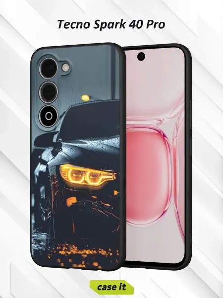 Case it Чехол на Tecno Spark 40 Pro с принтом часть BMW M4