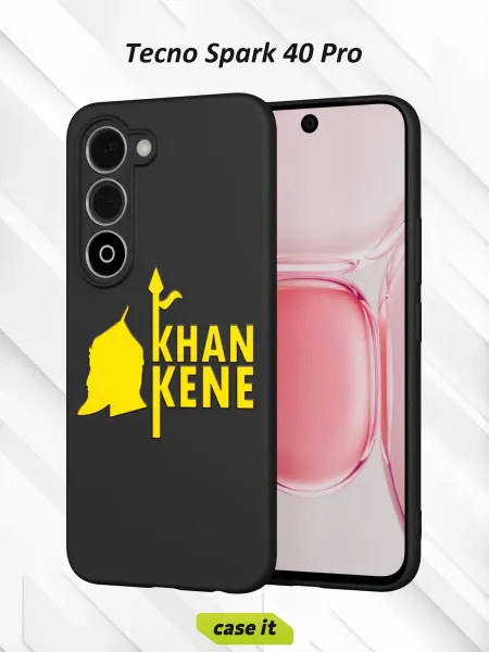 Case it Чехол на Tecno Spark 40 Proс принтом Khan Kene