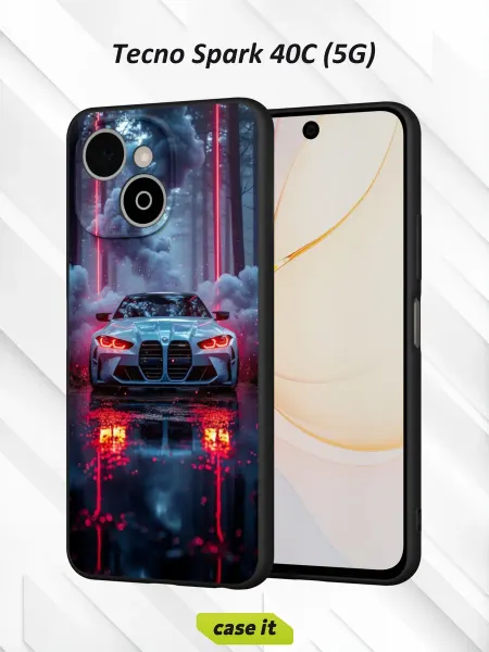 Case it Чехол на Tecno Spark 40C (5G) с принтом BMW M4 car