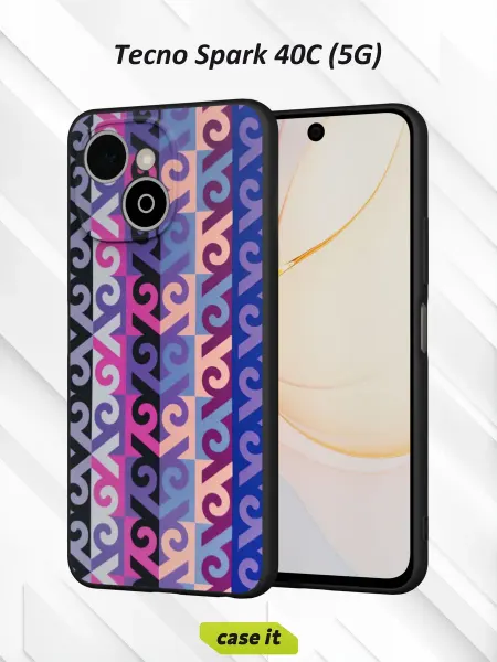 Case it Чехол на Tecno Spark 40C (5G)с принтом Абстракция
